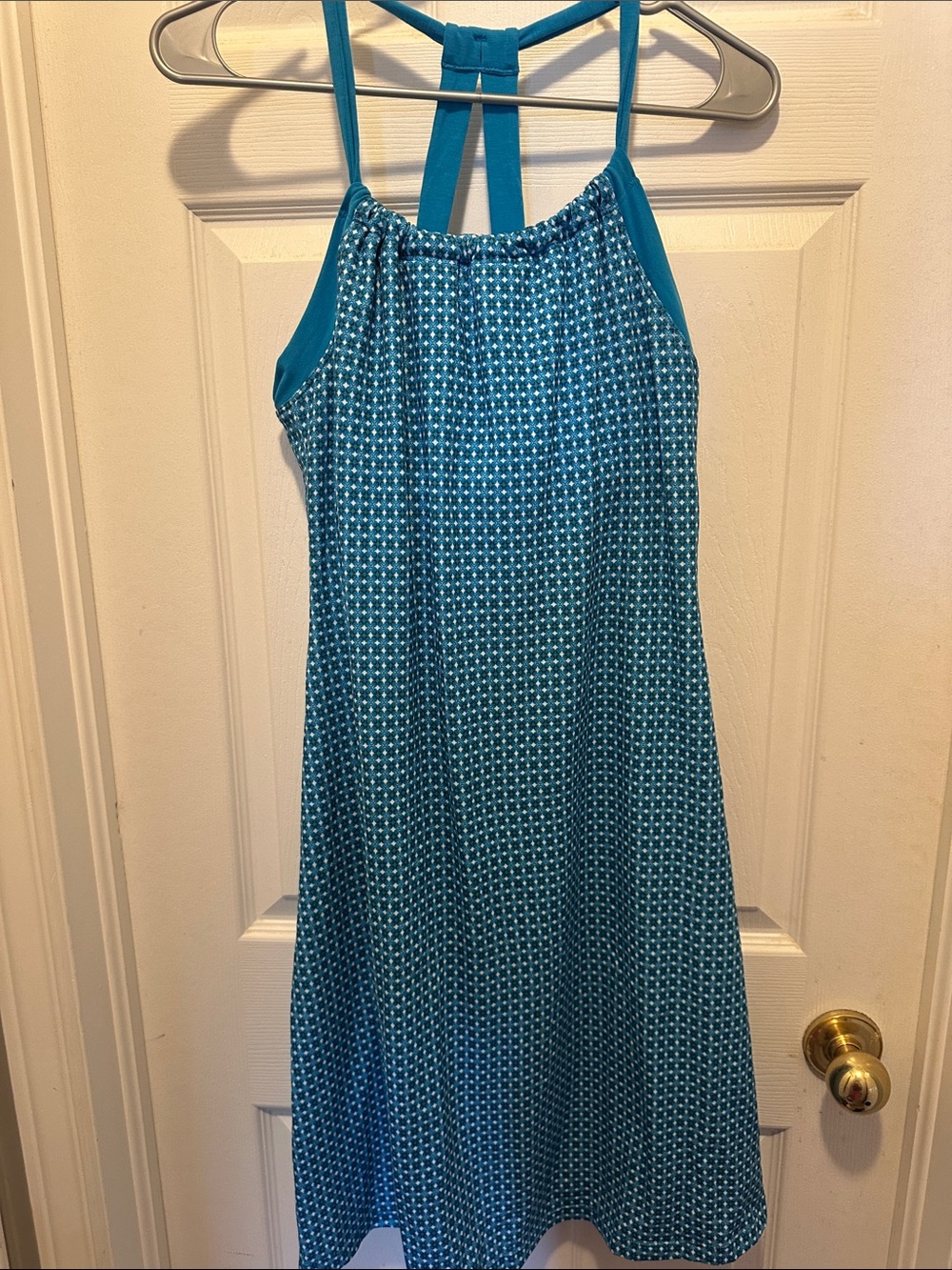 Prana blue Halter-Back Women’s Dress